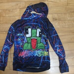 Kids' Blue Graphic Hoodie Unspeakable never worn